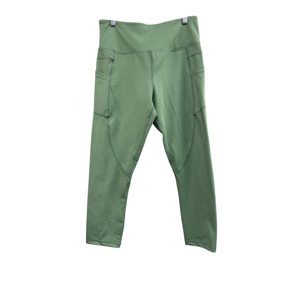 Zyia Fern Green Cropped Leggings XL